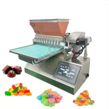 150 Kg/hr 3D Toffee Lollipop Hard Candy & Gummy Bear Chocolate Depositor Machine