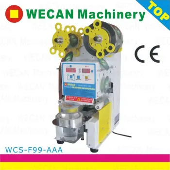 Fully Actomatic Cup sealer cup sealing machine with CE certificate for buble tea for sale