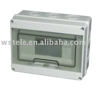 IP40 HT 8Ways Surface type plastic distribution box