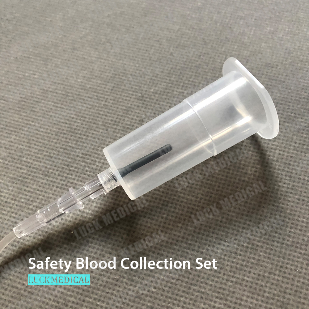 Safety Blood Collection Needle With Holder 19