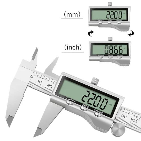Ditron Stainless Steel Electronic Micrometer Ruler Vernier Digital Calipers
