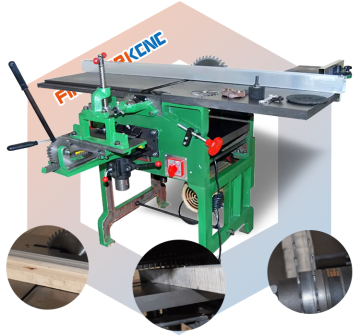 Industrial Multifunctional Electric Wood Shaving Planer Cutter Thicknesser Machine