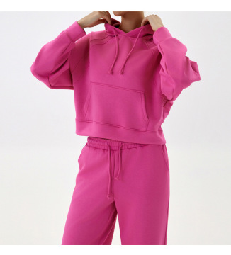 Fall New Arrivals: Casual Sweatshirt and Wide Leg Trousers Two-Piece Set
