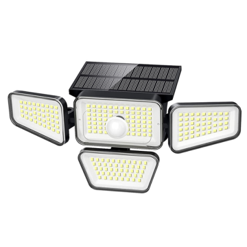 270 LED 4 HESDS PIR Solarwandlichtlicht