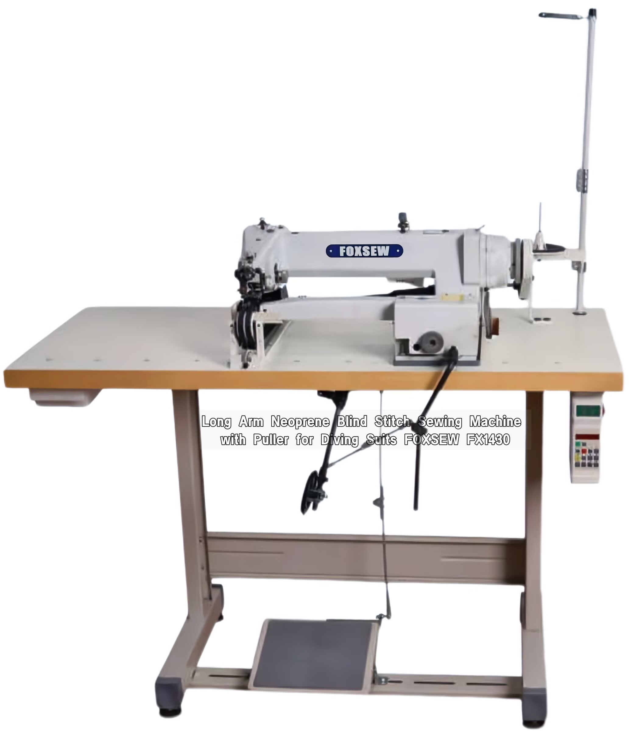 Long Arm Neoprene Blind Stitch Sewing Machine FOXSEW FX1430L -4