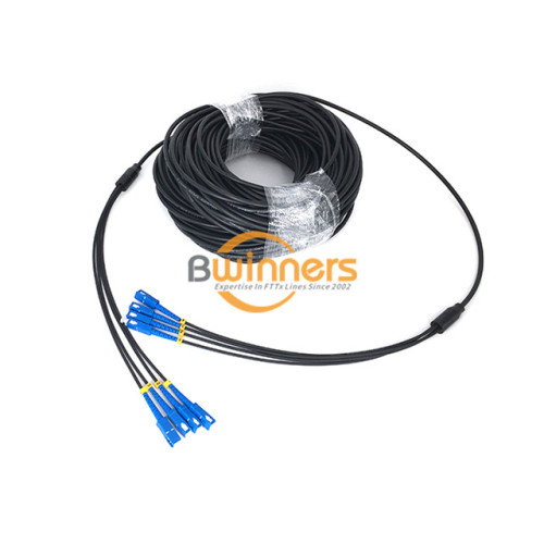 4F SC-SC SM Armored TPU Armored Optical Patch Cords