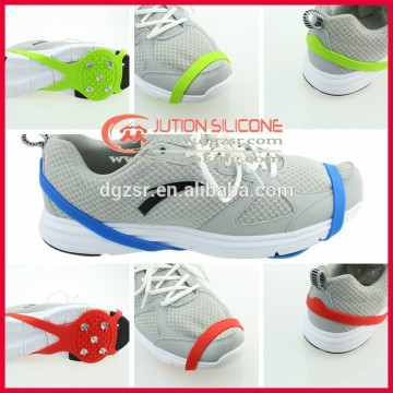 Winter supplies silicone ice cleat crampons for shoes