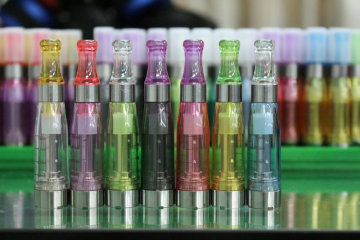 CE5 Clearomizer with Transparent Colored Drip Tips