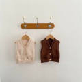 Children's V-Neck Knitted Vest Aw23