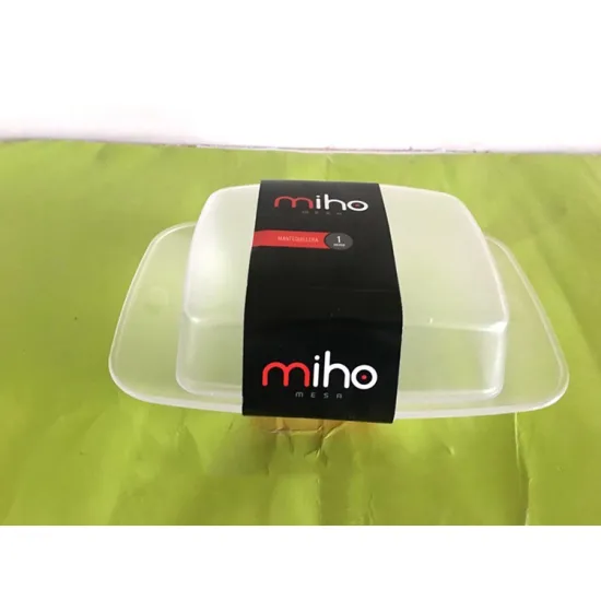 Plastic butter box/bin/case cheese container