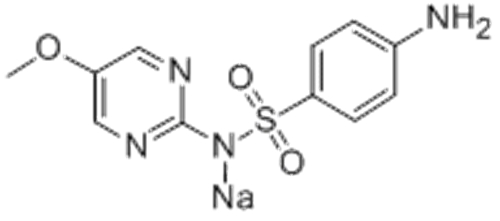 Name: Benzenesulfonamide,4-amino-N-(5-methoxy-2-pyrimidinyl)-, sodium salt (1:1) CAS 18179-67-4