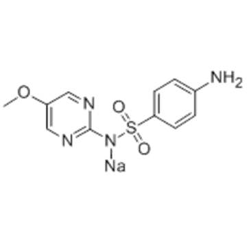 Название: Бензолсульфонамид, натриевая соль 4-амино-N- (5-метокси-2-пиримидинил) - (1: 1) CAS 18179-67-4