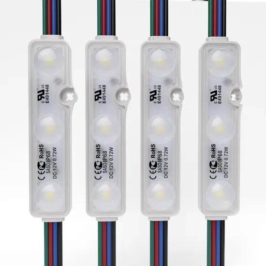 Waterproof IP68 3SMD 5050 LED Modules for 12V LED Sign Boards and Advertising Lights