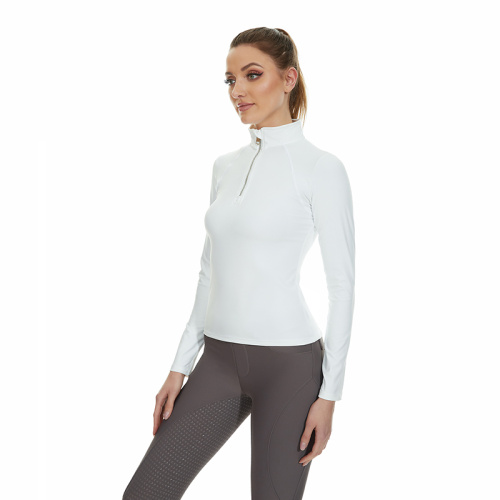 White Women Horse Riding Base Layer