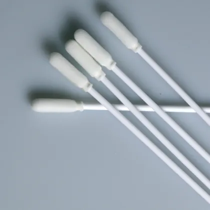 White PP Stick Oral Sample Collection Swab