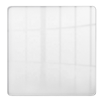 Yunduo Elegant EU UK Standard Vit härdade glasväggsljusbrytare