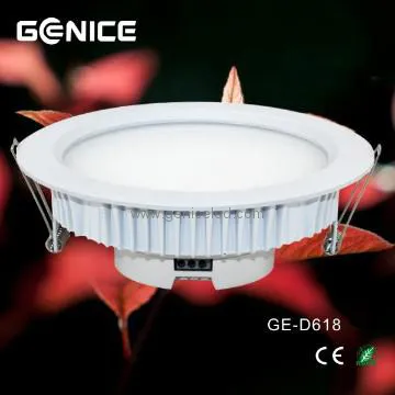 AC100-240V 6inch 1500lm 18W LED downlighting