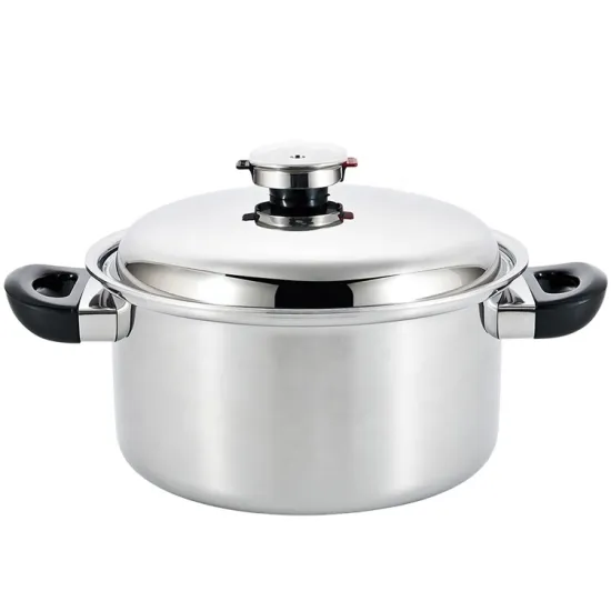 Tri-Ply Stainless Steel 304 Large Soup Pot Induction Stockpot