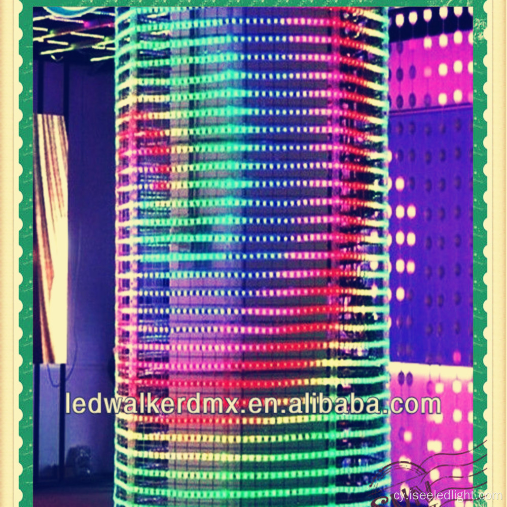 Golau stribed hyblyg LED DMX RGB cyfanwerthol