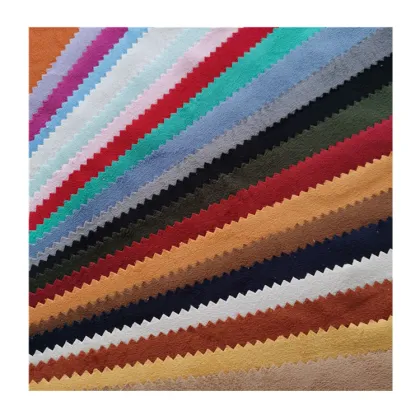 100% Polyester Microfiber Suede Fabric: Premium Material for Shoe Linings