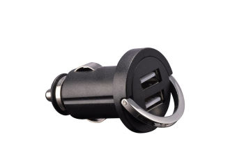 White, Black 12 - 24v 5v Dc 2100 Ma 2100 Ma Mini Usb Car Chargers With Ce, Fcc, Rohs