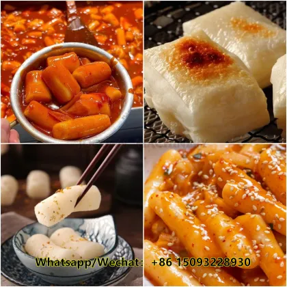 Commercial Spicy Korean Rice Cake (Tteokbokki) Forming Machine