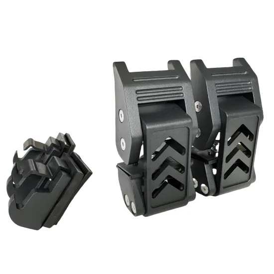 N2 Easy Installation Adjustable Hood Latch Catches Kit for Jeep Wrangler JK JKU, JL JLU Gladiator JT