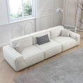 Cream Wind Technology Cloth Sofa Apartemen Kecil