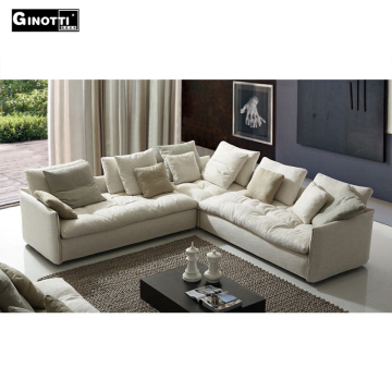 Fancy camerich style fabric home sofa