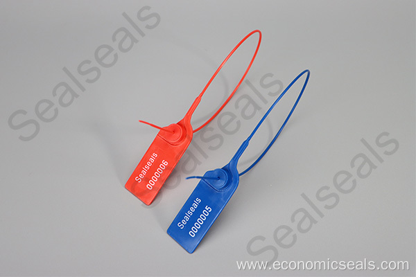 Adjustable Plastic Seals with Metal Locking Mechanism