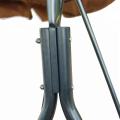Outdoor 2-Seat Striped Patio Swing with Canopy