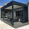 Stilvoller Aluminium -Pavillon im Freien für Freizeiträume