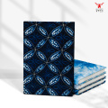 Cuaderno Tie-Dye índigo hecho a mano personalizable