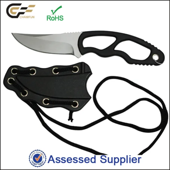 New Design Modern Plastic Handle Fixed Blade Outdoor Knife/ Combat Knife