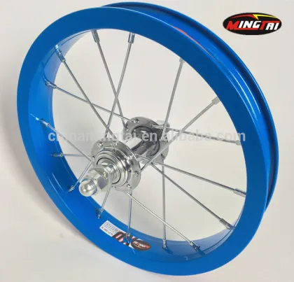 factory price lightweight bike wheels, aluminum bicycle wheel scooter, 12'' child bicycle wheel