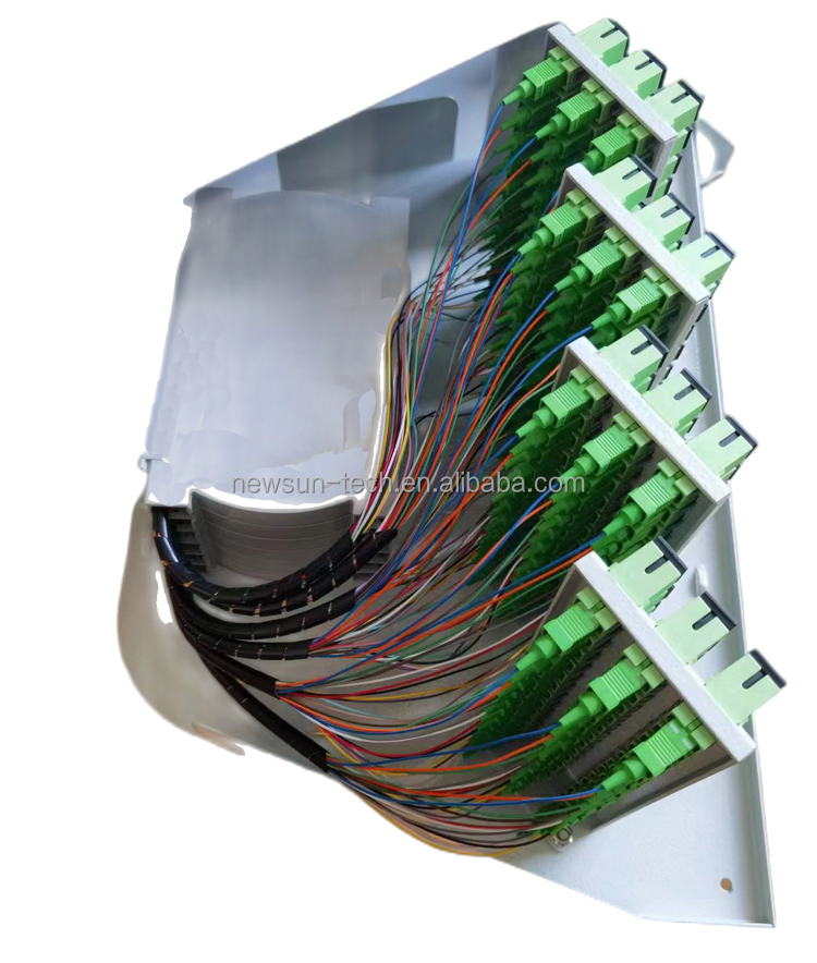 Rack Mount Fiber Optic Patch Panel - 3.5u 144f Optical Sliding Rotate ...