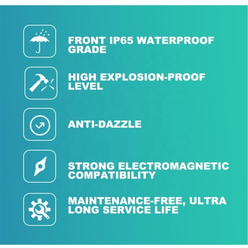 waterproof infrared touch screen with glass