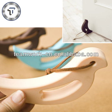 Creative bird shape silicone door stopper