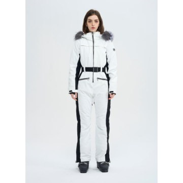 Costume de ski à une pièce à deux panels mince