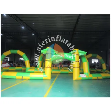 2016 Aier Top quality outdoor game inflatable air race track for sale