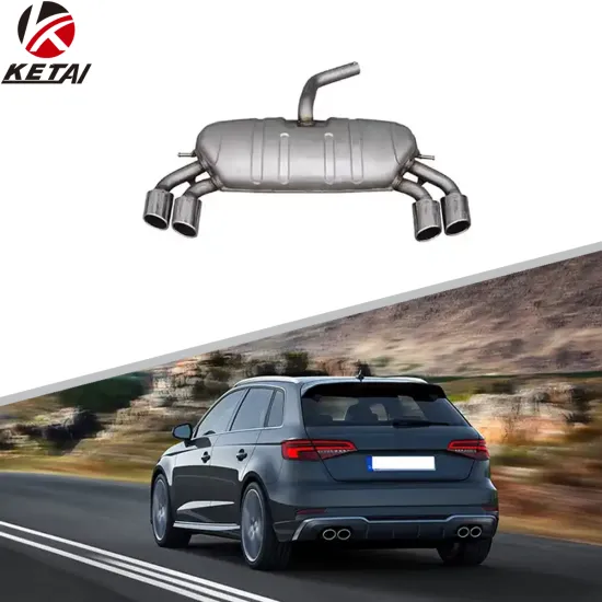 2013-2020 AUDI A3 Hatchback S3 Style Car Rear Bumper Exhaust Accessories