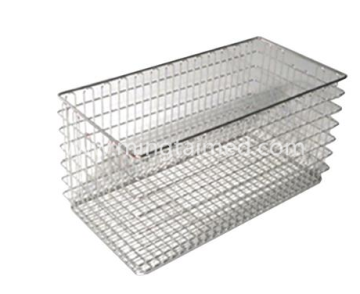 Stainless steel sterilization basket