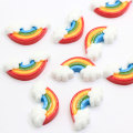 30mm beaux Cabochons à dos plat en résine de nuage coloré pour centres d&#39;arc de cheveux décoration de Scrapbooking bricolage