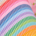 Mixed 20 Colors 1mm Thick 100% Polyester Stripe Printed Felt Fabric Handmade DIY nonwoven fabric material fabric