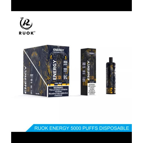 RUOK Energy 5000 Puffs Preço de atacado de vape descartável