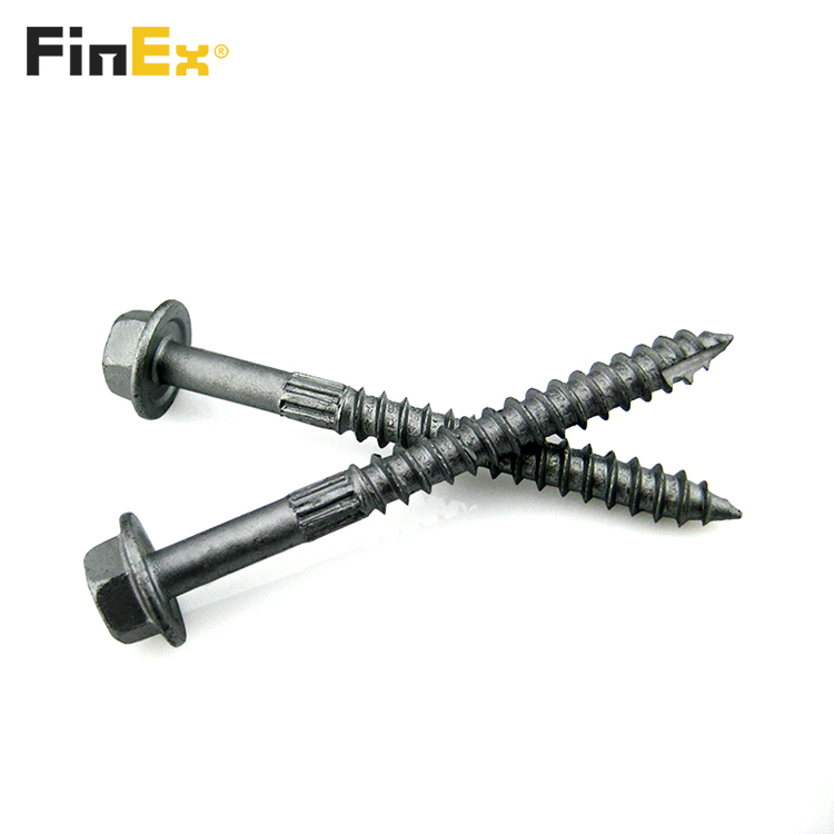 Accurate 1/4-20 X 1/2 Thread Cutting Screws – Type 1 Hex Flange, Zinc (100-Pack)