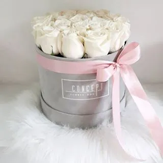 Round jewelry Flower Packaging Letter Box