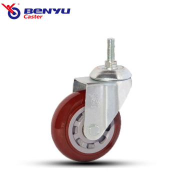 Polyurethane Swivel Hand Trolley Caster Wheels