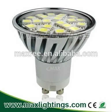 Die-casting aluminium led light , 5050SMD GU10 4W long lifespan spotlights bulb china indoor led light manufacturer