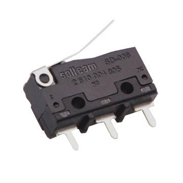 Micro switches, 50,000 cycles with dust-resistant